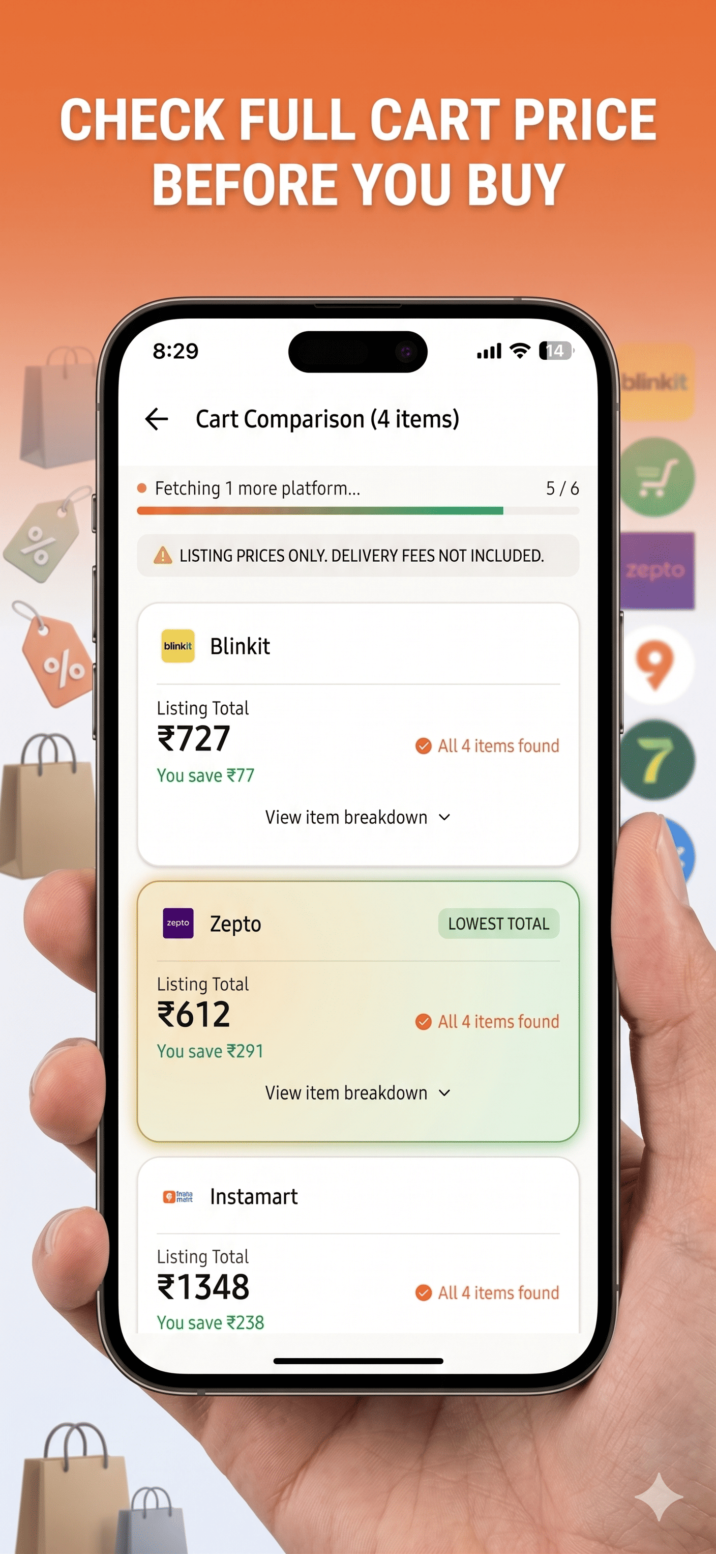 Build your shopping list